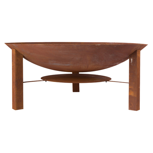 Glow 90cm Rhodes Core Fire Pit Outdoor Heater - Rust