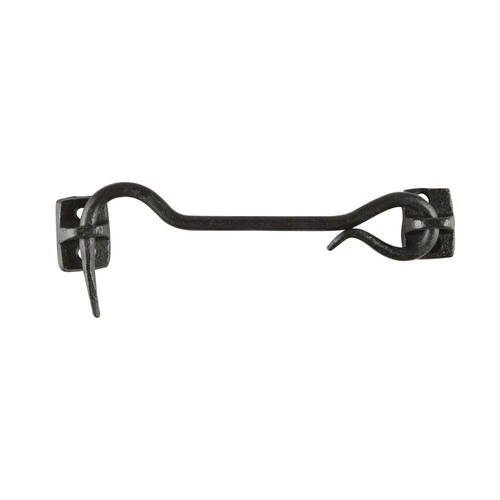4PK Esschert Design Iron Door Hook Indoor/Outdoor Home Decor Small 15.7cm Black