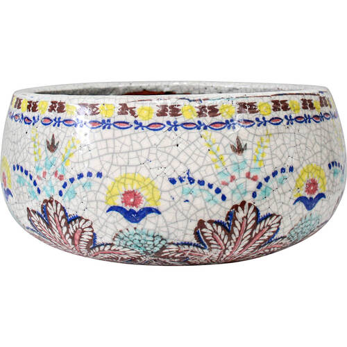 LVD Terracotta Indoor Decorative Planter Pot Large 21.5x10.5cm Plume