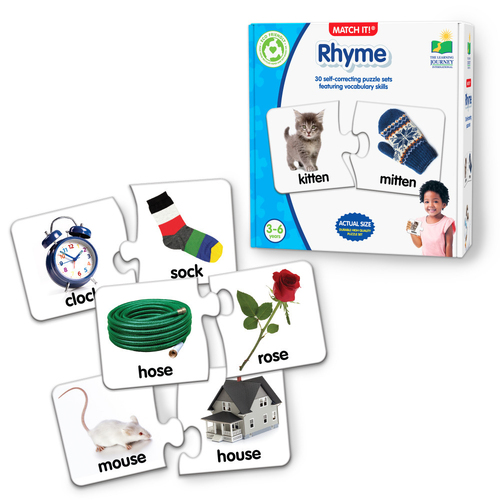 Learning Journey Match It! Rhyme Kids Puzzle Toy 3-6y