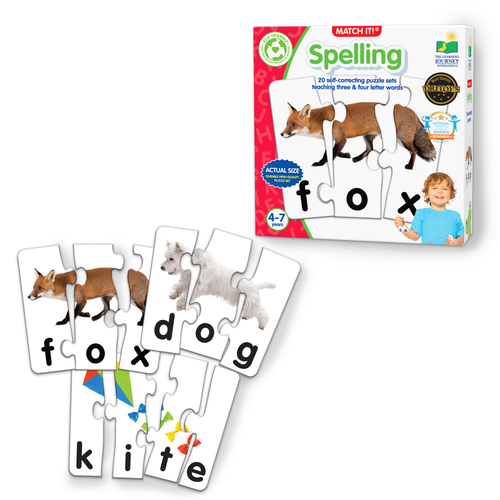 Learning Journey Match It! Spelling Kids Puzzle Toy 4-7y