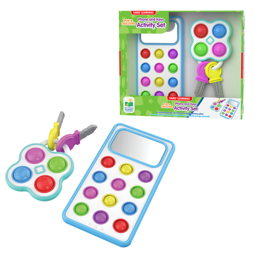 Learning Journey Pop and Discover Phone & Keys Activity Set 1-3y
