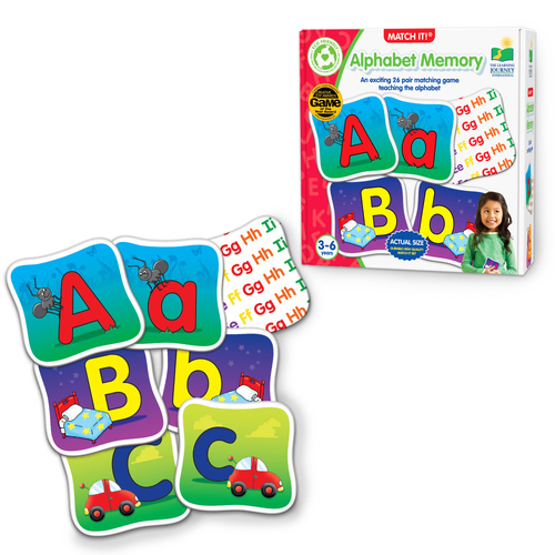 Learning Journey Match It! Memory Alphabet Kids Puzzle Toy 3-6