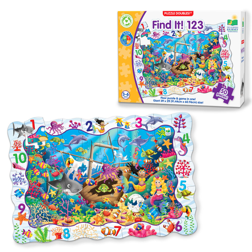Learning Journey Puzzle Doubles Find It! 123 3-6y