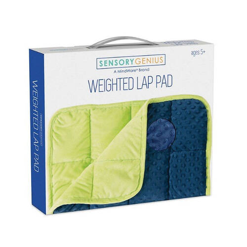 Mindware Weighted Lap Blanket Sensory Genius Calming Pad Kids 5y+ 61x49.5cm