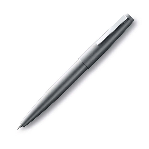 Lamy 2000 Fountain Pen Fine Nib Stationery - Matt Brushed Stainless Steel