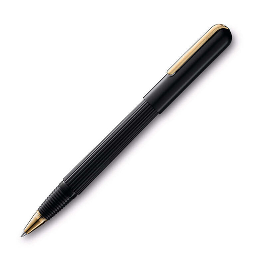 Lamy Imporium Rollerball Pen Medium NIb Tip - Black & Gold