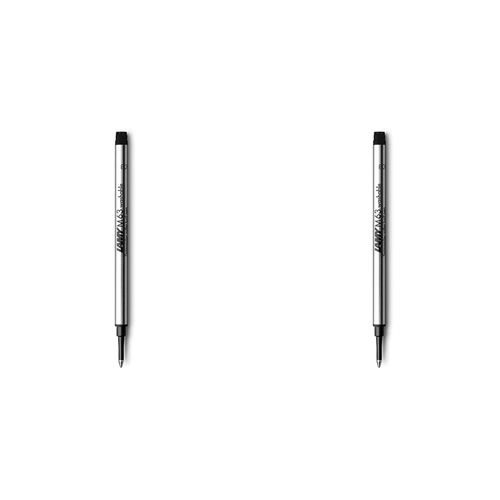 2x Lamy M63 Hangsell Rollerball Pen Refill Medium - Black