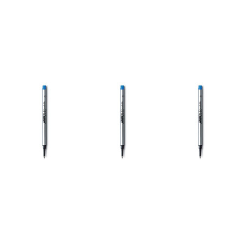 3PK Lamy M63 Rollerball Refill For Safari/Studio/2000 Pen Medium Nib - Blue