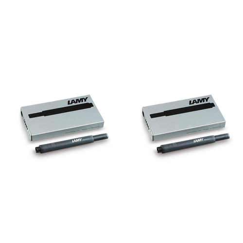 2x 5pc Lamy T10 Fountain Pen Ink Cartridges Hangsell - Black