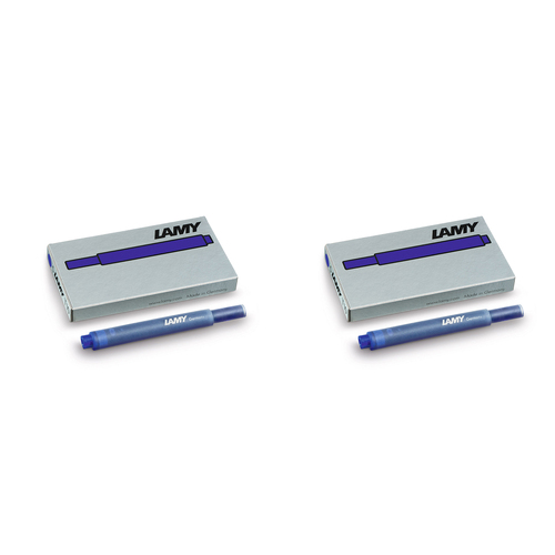 2x 5pc Lamy T10 Fountain Pen Ink Cartridges Hangsell - Blue