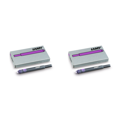 2x 5pc Lamy T10 Fountain Pen Ink Cartridges Hangsell - Violet