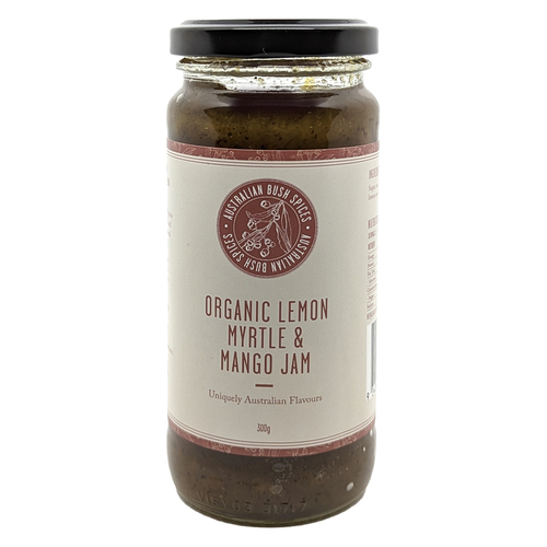 Australian Bush Spices Organic Lemon Myrtle and Mango Jam 300g