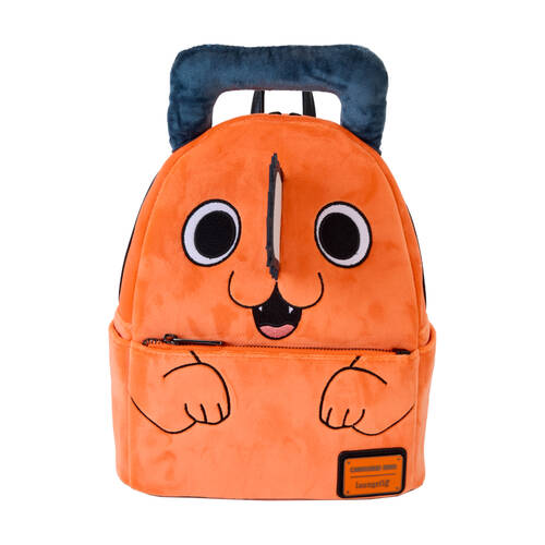 Loungefly Chainsaw Man Pochita Plush Mini Backpack 23x27cm - Orange 15y+