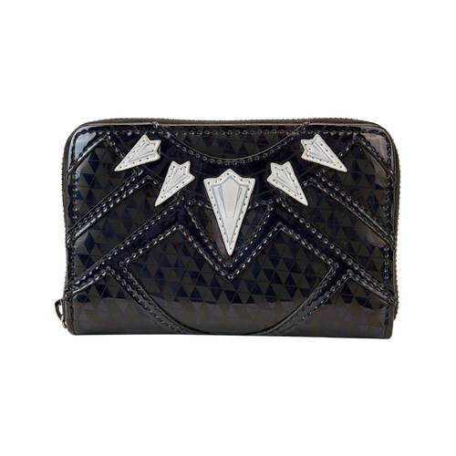 Loungefly Marvel Black Panther Cosplay Metallic Zip Around Wallet