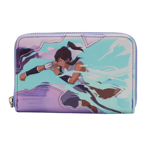 Legend Of Korra Faux Leather Team Korra Zipped Around Closure Wallet