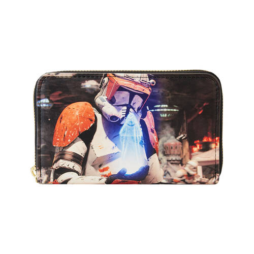 Loungefly Star Wars Episode 3 Revenge of the Sith Scene Zip Around Wallet