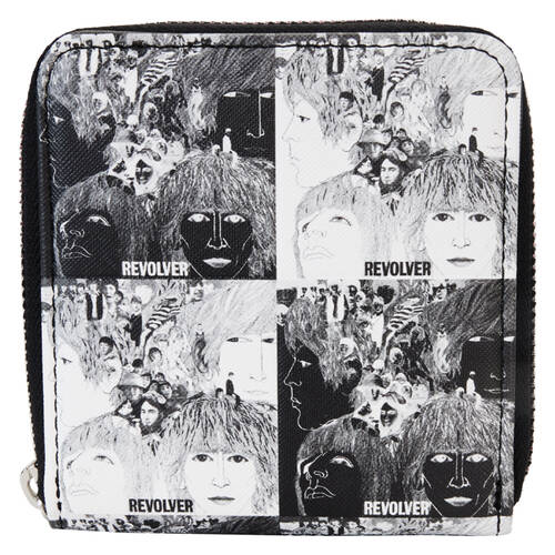Loungefly Vegan Leather The Beatles Revolver Album Zip Around Wallet 4in