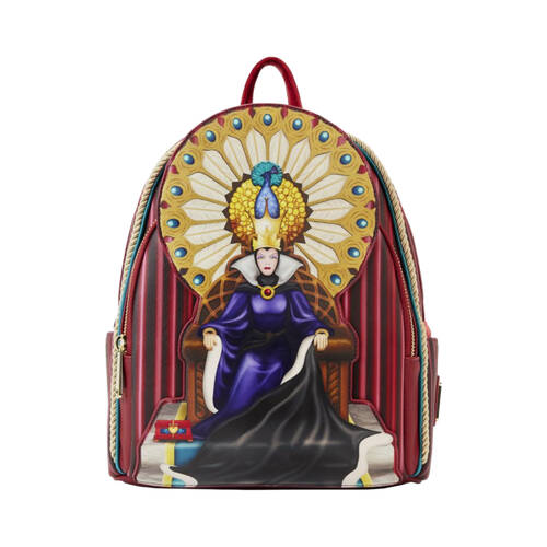 Snow White 1937 Evil Queen Throne Womens Mini Backpack 8.25x11in