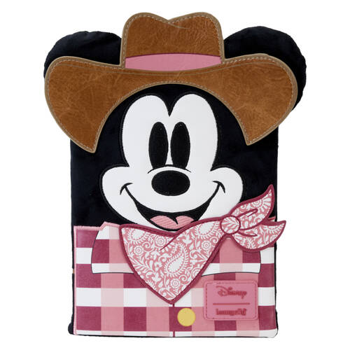 Disney Western Mickey Plush Journal Stationery 8.75x6.5in