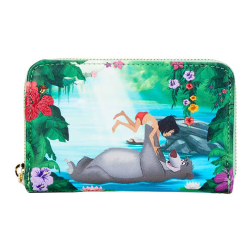 Jungle Book Faux Leather Bare Necessities Zipped Around Closure Wallet