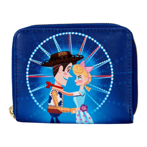 Toy Story 4 Faux Leather Ferris Wheel Movie Moment Zipped Around Closure Wallet