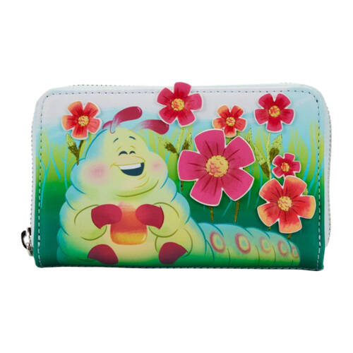 A Bug's Life Faux Leather Earth Day Zip Purse 6x3in
