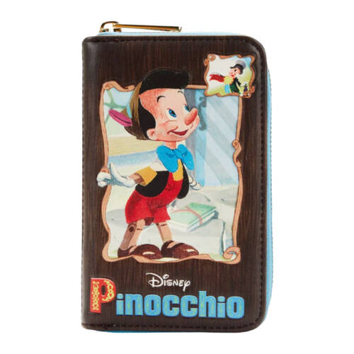 Pinocchio 1940 Classic Book Zip Around Purse Wallet