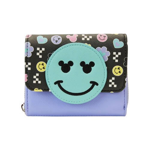 Disney Mickey Y2K Flap Kids Purse Wallet Money Organiser 4x5in