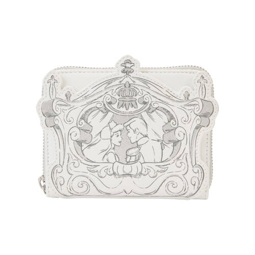 Cinderella 1950 Happily Ever After Zip Around Wallet 5x4in