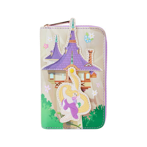 Loungefly Tangled Rapunzel Swinging Zip Around Wallet Money Pouch