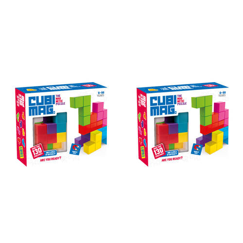 2PK Blue Rocket CubiMag The Magnetic Puzzle Logical Game Kids/Children 6y+