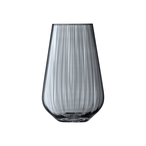 LSA International Vase Sheer Zinc Decorative Vessel Grey 28cm