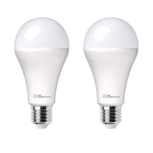 2PK Laser 10W E27 Smart White LED Bulb