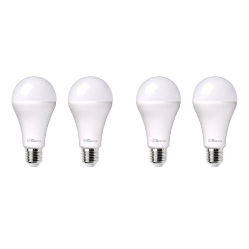 4PK Laser 10W E27 Smart White LED Bulb