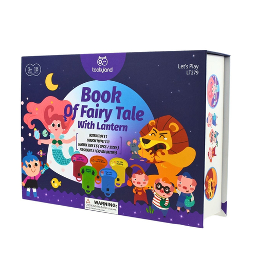 Tookyland Shadow Theatre Storybook Torch w/ 5 Fairytales 3y+