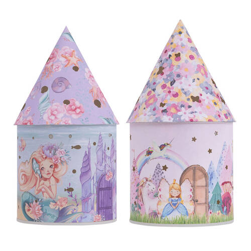 2pc Splosh Fairy Princess and Mermaid LED Light Up House Decor Combo Set