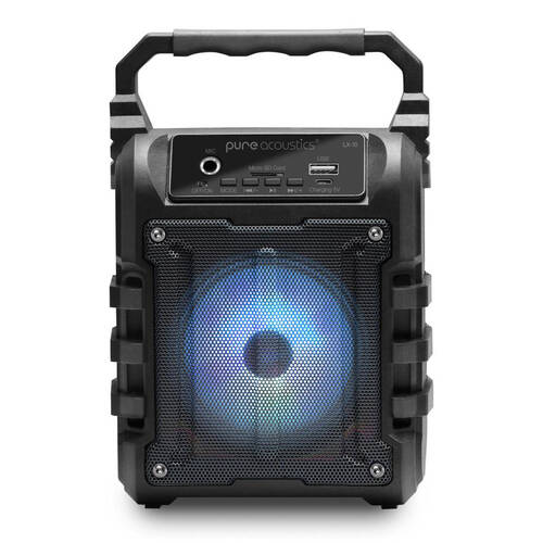 Pure Acoustics LX-10 Portable Wireless Bluetooth Speaker w/ FM Radio