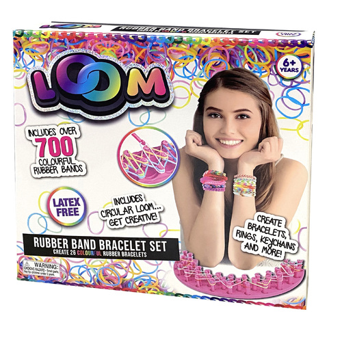 Loom Rubber Band Bracelet Basic Set w/700 Bands