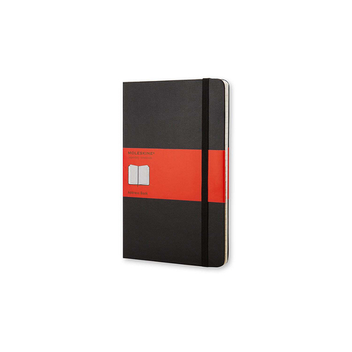 Moleskine Classic Hardcover Pocket Address Book/Notebook Black
