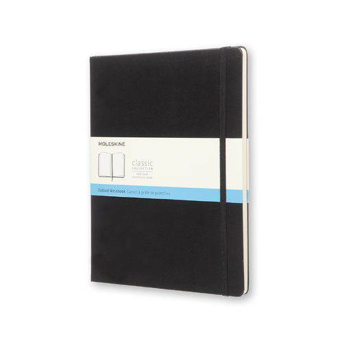 Moleskine Dot Grid Classic Hard Cover Notebook XL - Black