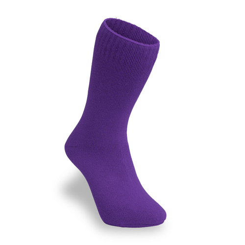 3 Peaks Unisex Bamboo Comfort Socks - Purple US 7-11