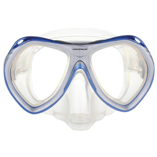 Mirage Unisex Crystal Snorkelling/Swimming Eye Mask Junior Blue