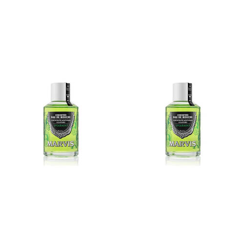 2PK Marvis 4 to 1 Concentrated Mouth Wash 120ml - Spearmint