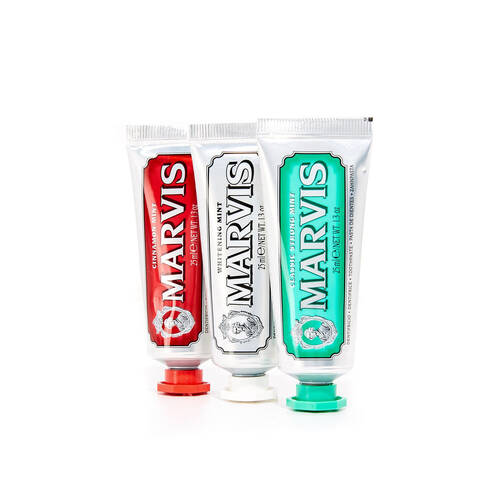 3pc Marvis Classic Trio Set Toothpaste Tube Dental Oral Teeth Clean Care 25ml