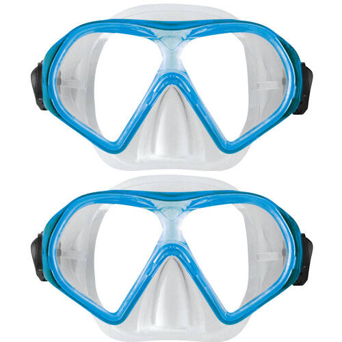 2PK Mirage Unisex Tropic Snorkelling/Swimming Eye Mask Adult Blue