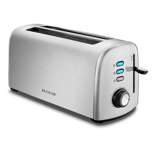 Maxim KitchenPro 4 Slice Automatic Toaster - Stainless Steel
