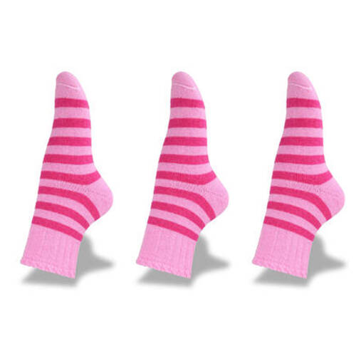 3x 3Peaks Children's Ranger 13-3 Assorted Stripe Socks