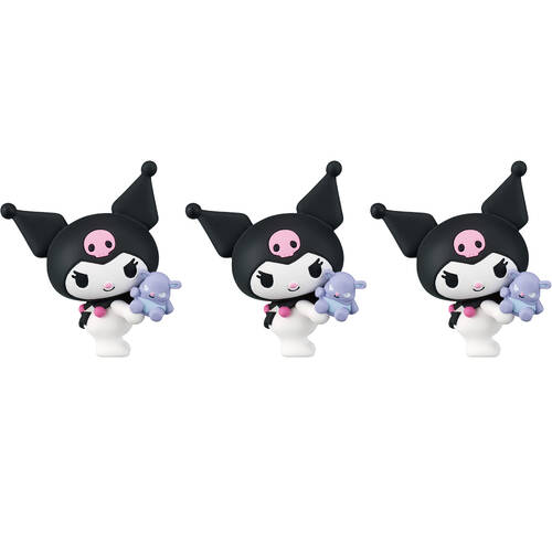 3PK Twinchees Sanrio Kuromi Figures Blind Bag Collectable Figure 13y+ Assorted