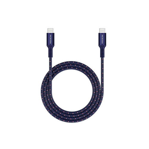 Microdia ExeCable Tweed PD100W USB-C Cable 2.6m Navy